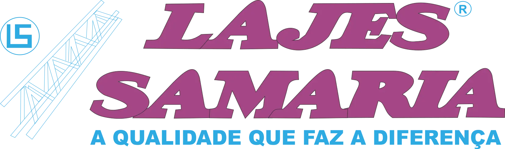 Logo oficial da Lajes Samaria Engenharia